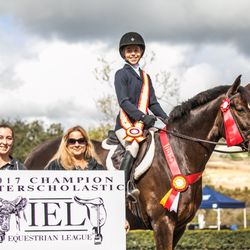 Res. Champion - Overall High Point English Division Champion - Novice Division Champion -Hunter Under Saddle Res. Ch OCIEL Medal