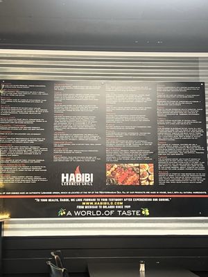 Menu photo 1 Habibi Lebanese Grill Orlando, FL