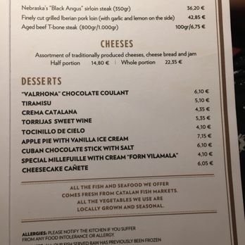 Cañete - Menu - Tapas/Small Plates Near Me - Barcelona, B Cañete - Menu - Tapas/Small Plates Near Me - Barcelona, B