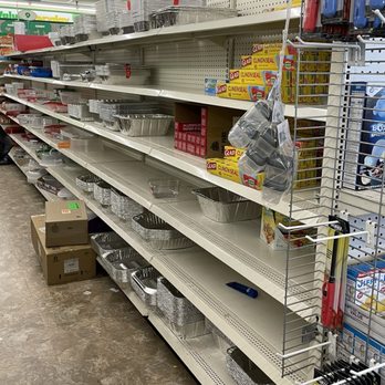 Dollar Tree - It's not a shortage of product because other Dollar Trees don't look like this. - Discount Store Near Me - Lenexa, Kansas