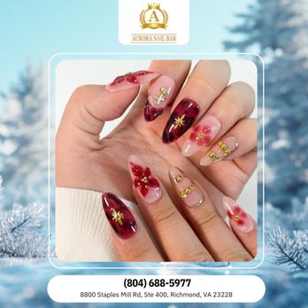 Aurora Nail Bar - Fresh, modern, and beautifully balanced. The kind of nails you can wear anywhere. 
 Schedule your service today. - Nail Salons Near Me - Laurel, Virginia