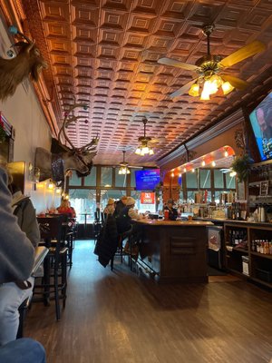 Photo of Sisters Saloon & Ranch Grill - Sisters, OR, US. Bar area