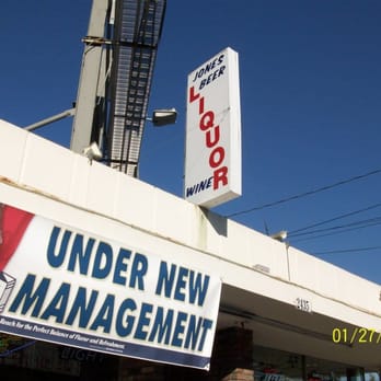 Jones Liquor - under new management sign - Beer, Wine & Spirits Near Me - Long Beach, California Jones Liquor - under new management sign - Beer, Wine & Spirits Near Me - Long Beach, California