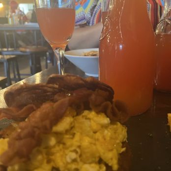 Pür Zen Mimosa Wine Bar - Croissant and mimosa pitcher. - Tapas/Small Plates Near Me - McDonough, Georgia Pür Zen Mimosa Wine Bar - Croissant and mimosa pitcher. - Tapas/Small Plates Near Me - McDonough, Georgia