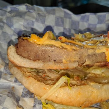 Hot Dog Diner & Burger - My "burger". That is not real meat. More like they ground up the hoofs and antlers. - Hot Dogs Near Me - Parma, Ohio Hot Dog Diner & Burger - My "burger". That is not real meat. More like they ground up the hoofs and antlers. - Hot Dogs Near Me - Parma, Ohio