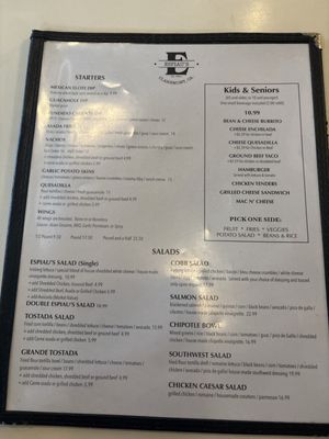 Menu photo 4 Espiau's Claremont, CA