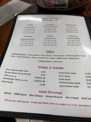 Menu photo 4 Neal's Cafe Springdale, AR