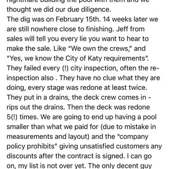 Anthony & Sylvan Pools - Screenshot of my post from Nextdoor - Hot Tub & Pool Near Me - Katy, Texas Anthony & Sylvan Pools - Screenshot of my post from Nextdoor - Hot Tub & Pool Near Me - Katy, Texas