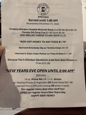 Menu photo 1 North Deering Tavern Portland, ME