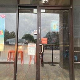 Hours say 8am-8pm. It is 8:10am and no one in sight.