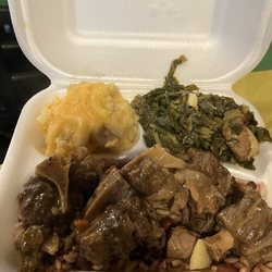 Caribbean Soul - Oxtail platter at $20