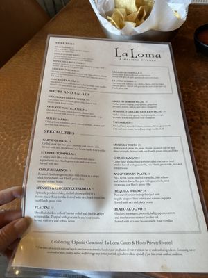 Menu photo 6 La Loma Denver, CO