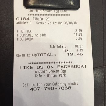 Another Broken Egg Cafe - Breakfast & Brunch Near Me - Winter Park, Florida