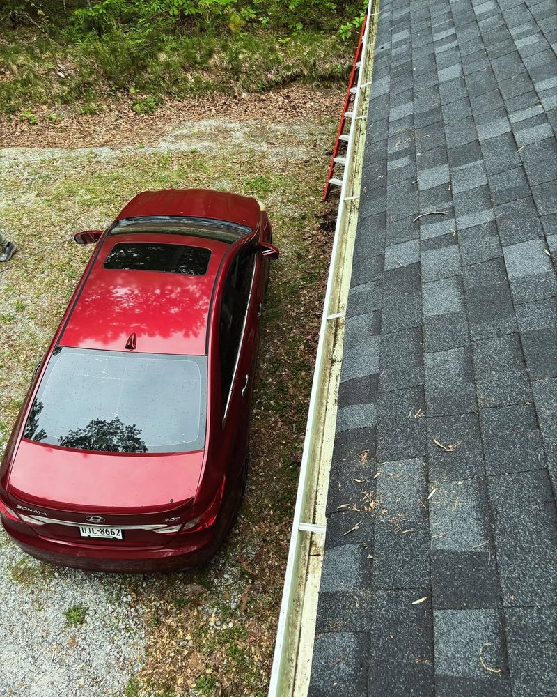 Slide of Studs Gutter Cleaning