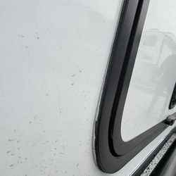 Click It RV - Spokane - Paint residue on the foam trip evidence of a repair