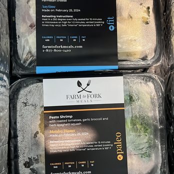 Farm To Fork Meals - Food Delivery Services Near Me - Miami, Florida