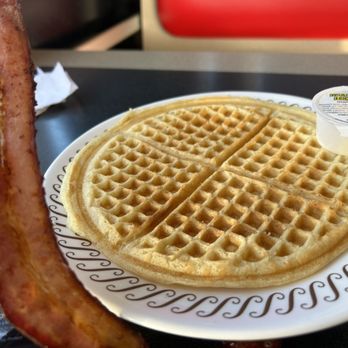 Waffle House - Kid's Waffle with Bacon (2 strips) - American Near Me - Casselberry, Florida Waffle House - Kid's Waffle with Bacon (2 strips) - American Near Me - Casselberry, Florida