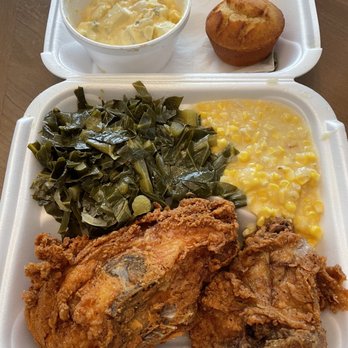 Refined To Go - Fried Chicken plate - Soul Food Near Me - Helena, Alabama Refined To Go - Fried Chicken plate - Soul Food Near Me - Helena, Alabama