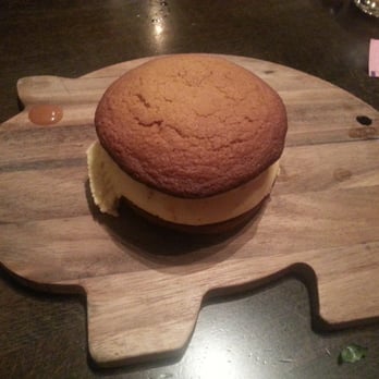 The Salted Pig - Sweet bacon ice cream sandwich - Gastropubs Near Me - Riverside, California The Salted Pig - Sweet bacon ice cream sandwich - Gastropubs Near Me - Riverside, California