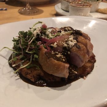 La Sirena - Pato en Mole. Cooked perfectly with a delicious mole sauce. - Cocktail Bars Near Me - Lubbock, Texas