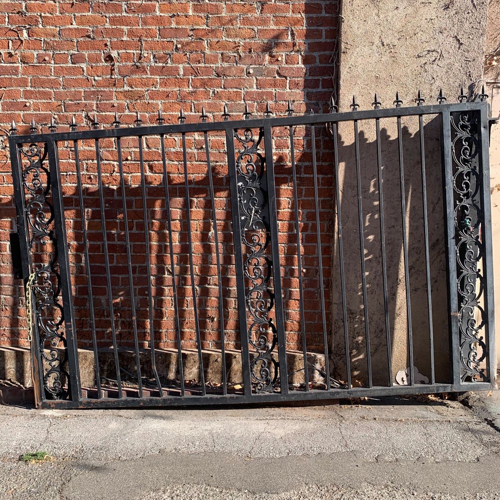 Brian's Welding - Before: Iron gate that is off the hinges - Fences & Gates Near Me - San Jose, California