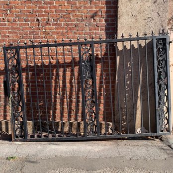 Brian's Welding - Before: Iron gate that is off the hinges - Fences & Gates Near Me - San Jose, California Brian's Welding - Before: Iron gate that is off the hinges - Fences & Gates Near Me - San Jose, California