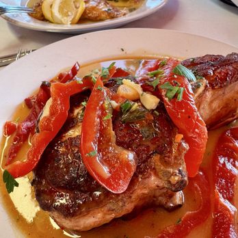 Mamma Assunta - Double grilled pork chop, and vinegar peppers - Italian Near Me - Tuckahoe, New York