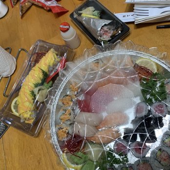 Wajo Sushi - Ordered a party tray expecting an actual big Party Tray and instead got this. Definitely not worth $68.78 very disappointing - Sushi Bars Near Me - Wheeling, Illinois Wajo Sushi - Ordered a party tray expecting an actual big Party Tray and instead got this. Definitely not worth $68.78 very disappointing - Sushi Bars Near Me - Wheeling, Illinois