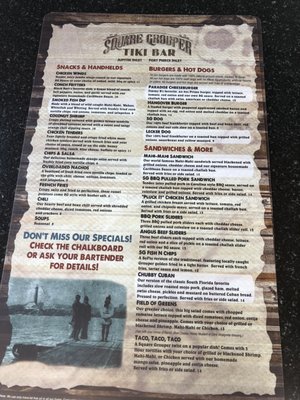 Menu photo 5 Square Grouper Tiki Bar Fort Pierce, FL
