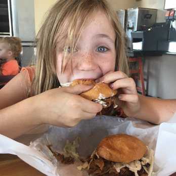 Skip's Kitchen - Our 7yo ... inhaling the pork sliders. - Burgers Near Me - Carmichael, California Skip's Kitchen - Our 7yo ... inhaling the pork sliders. - Burgers Near Me - Carmichael, California