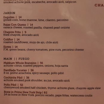 Chaak Kitchen - Menu - Cocktail Bars Near Me - Tustin, California Chaak Kitchen - Menu - Cocktail Bars Near Me - Tustin, California