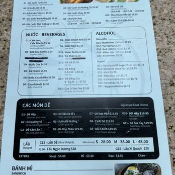 De Hoang Duy - Menu - Vietnamese Near Me - Houston, Texas De Hoang Duy - Menu - Vietnamese Near Me - Houston, Texas