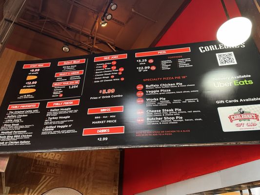 Menu photo 1 Corleone's Phoenix, AZ