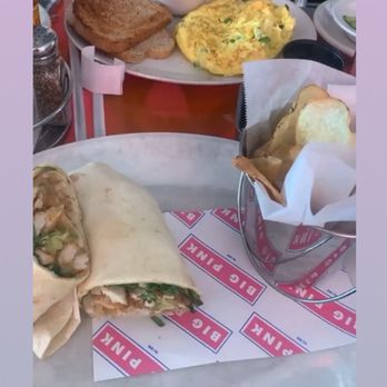 Big Pink - BBQ Chicken Wrap - Pizza Near Me - Miami Beach, Florida Big Pink - BBQ Chicken Wrap - Pizza Near Me - Miami Beach, Florida