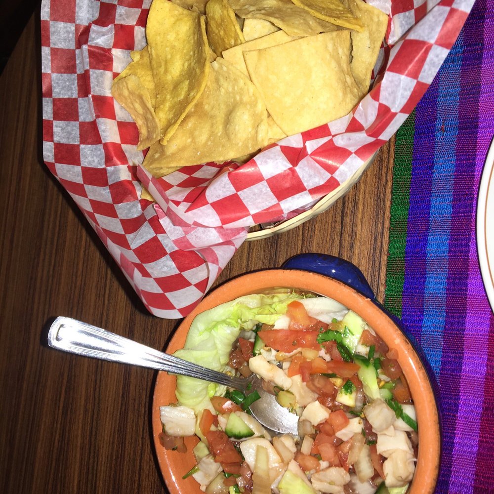 Acajutla - Ceviche with tortilla chips - Mexican Near Me - Edmonton, Alberta
