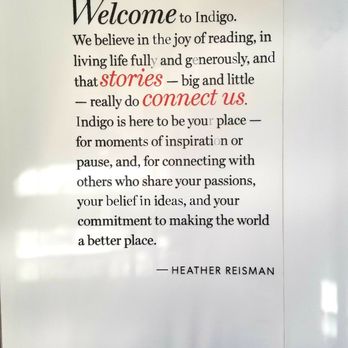 Indigo - Welcome - Bookstores Near Me - Vancouver, British Columbia