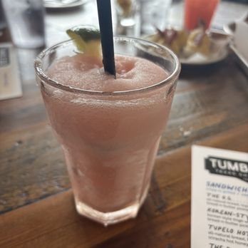 Tumble 22 - Frozen Blood Orange Margarita - Chicken Shop Near Me - Houston, Texas