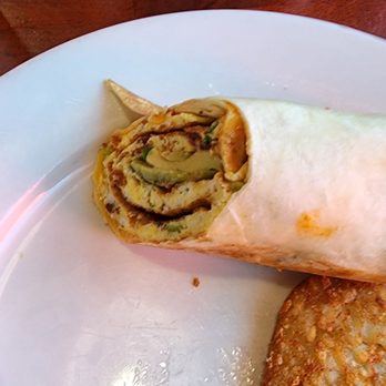 Wallington Diner - Breakfast wrap with side of hashbrowns - Breakfast & Brunch Near Me - Wallington, New Jersey