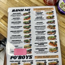 Banh Mi Boys - Columbia SC - Menu with prices