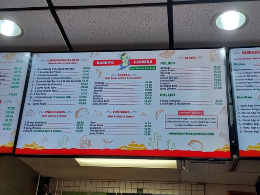 Menu photo 2 Burrito Express Lakewood, CO Menu photo 2 Burrito Express Lakewood, CO