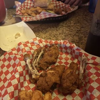 Mac’s Pub & Grub - Chicken wings, cheese curds, and cod sandwich. Sorry I forgot to take a photo prior to eating. - Pubs Near Me - Merrimac, Wisconsin Mac’s Pub & Grub - Chicken wings, cheese curds, and cod sandwich. Sorry I forgot to take a photo prior to eating. - Pubs Near Me - Merrimac, Wisconsin