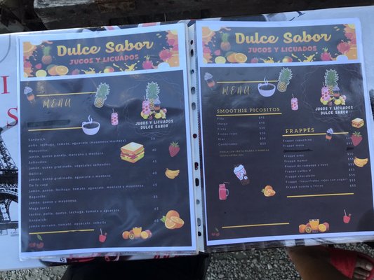 Menu photo 1 Dulce Sabor Mahahual, ROO