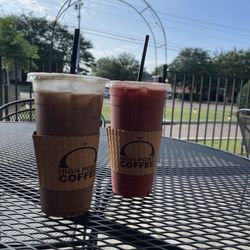 High Point Coffee - S'mores and red velvet latte