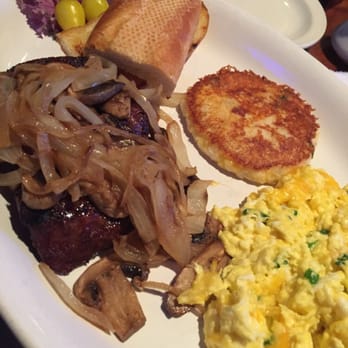 Patty's Place - I decided to try the prime flat iron steak, with scrambled eggs done with onion and cheese. Delicious! - Seafood Near Me - Seal Beach, California Patty's Place - I decided to try the prime flat iron steak, with scrambled eggs done with onion and cheese. Delicious! - Seafood Near Me - Seal Beach, California