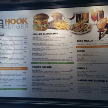 Hook Burger - Menu. - Burgers Near Me - Pasadena, California Hook Burger - Menu. - Burgers Near Me - Pasadena, California