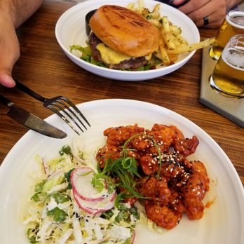 Benchmark - Gochujang fried chicken & burger! - New American Near Me - Santa Ana, California