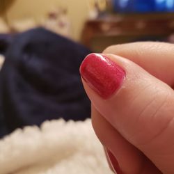 Pro Nails and Spa - This was after I asked her to refile it.