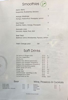 Menu photo 1 Velo Cafe Interlaken, BE Menu photo 1 Velo Cafe Interlaken, BE