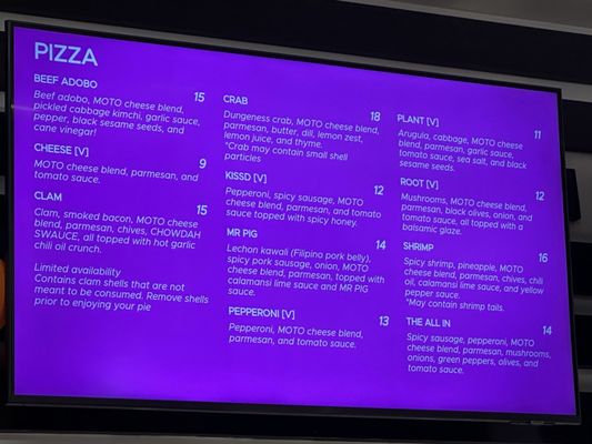 Menu photo 3 Moto Pizza - Bellevue Square Bellevue, WA Menu photo 3 Moto Pizza - Bellevue Square Bellevue, WA