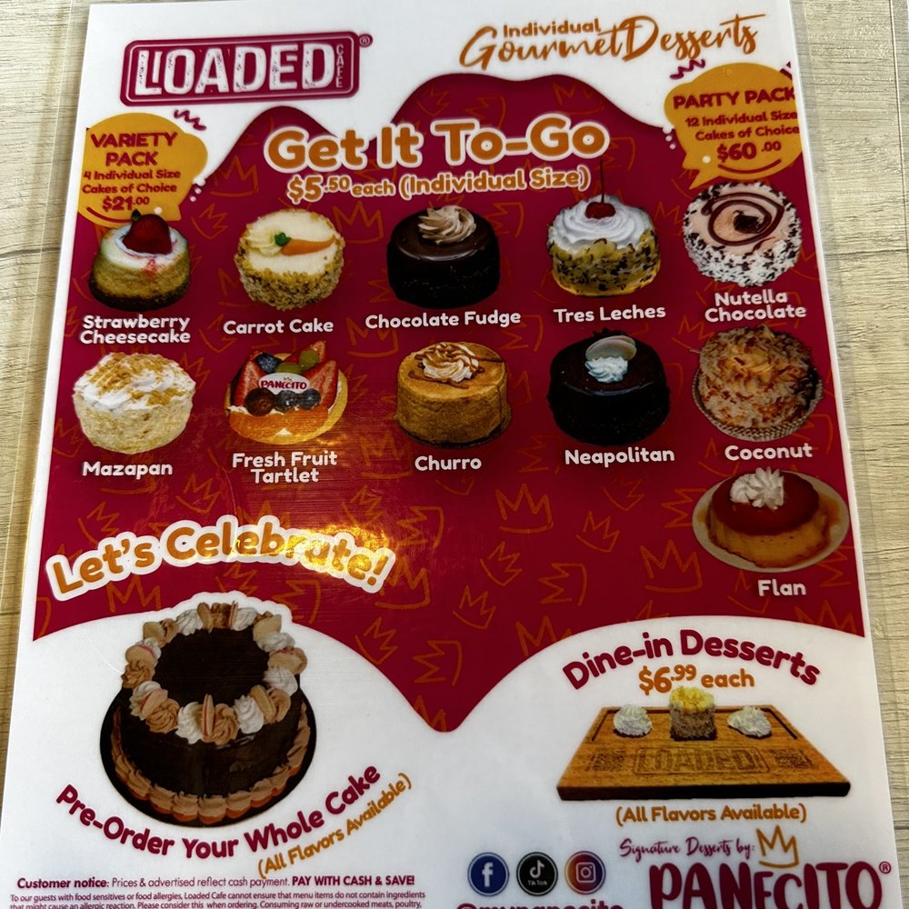 Loaded Cafe - Long Beach - the cake menu to go - American Near Me - Long Beach, California Loaded Cafe - Long Beach - the cake menu to go - American Near Me - Long Beach, California